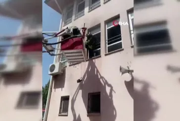 Osmaniye'de karne günü ilkokulda yangın