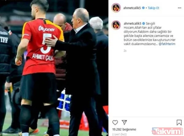 Corona virüse yakalanan Fatih Terim'e destek mesajları: Nefesim daralıyor - 45