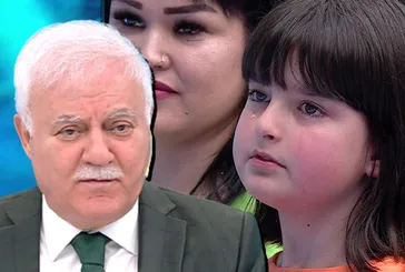 Nihat Hatipoğlu’nda kahreden soru! 8 yaşındaki Almina ’babam bizi bırakıp gitti’ dedi gözyaşları içinde kaldı o soru herkesi duygulandırdı