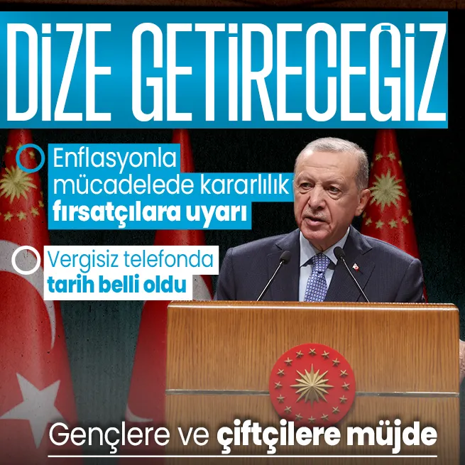 Başkan Erdoğandan Kabine Toplantısı sonrası önemli açıklamalar