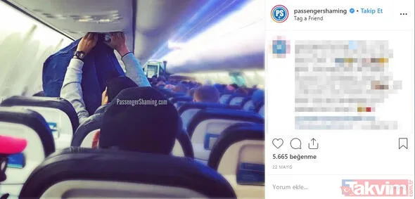 Uçakta öyle bir şey yaptı ki... Uçakta utandıran yolcular ve olaylar - 45