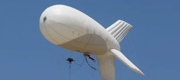 Sınıra insansız balonlu gözetleme sistemi