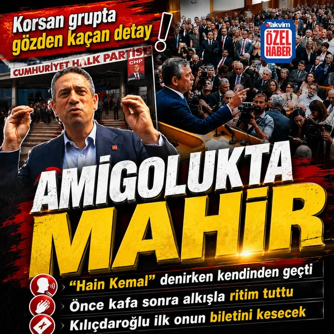 CHPnin korsan grubunda gözden kaçan detay: Ali Mahir Başarır Hain Kemal sloganlarına alkışla tempo tuttu