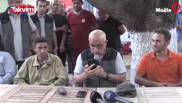 Başkan Erdoğan, telefon bağlantısıyla Marmaris yangınında çalışan orman işçilerine hitap etti
