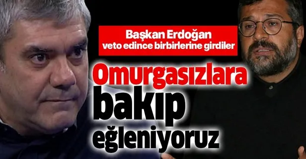 Yılmaz Özdil ve Soner Yalçın birbirine girdi: Omurgasızlara bakıp eğleniyoruz