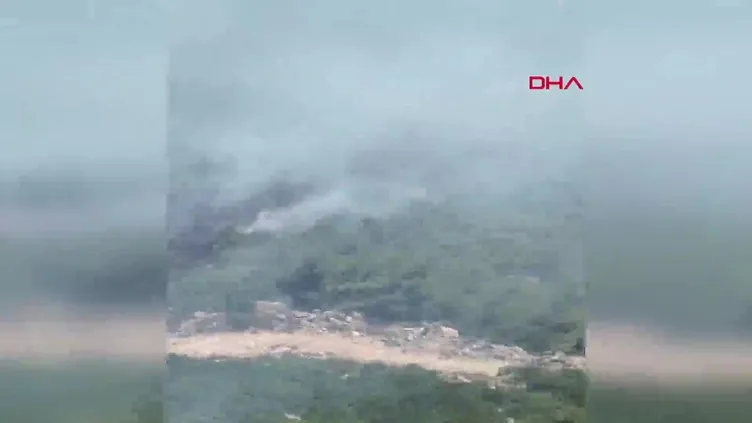 Menderes’te orman yangını!