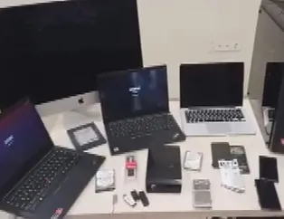 Kripto para operasyonu polis kamerasında