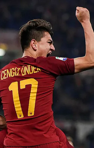 Roma'da yılın en iyi golü Cengiz Ünder'den
