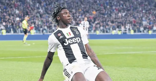 Moise Kean ile sıcak temas