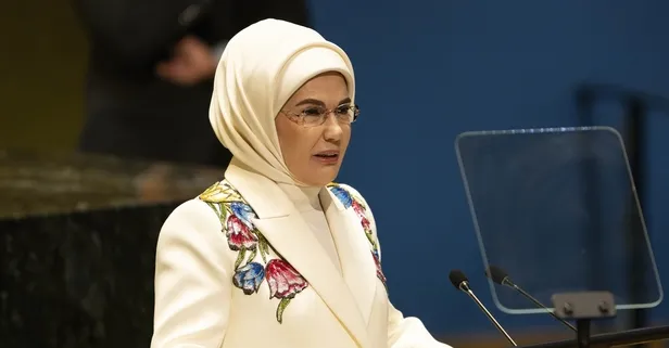 Emine Erdoğan'dan BM'de Gazze konusunda tarihi konuşma!