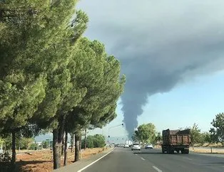 Antalya’da fabrika yangını
