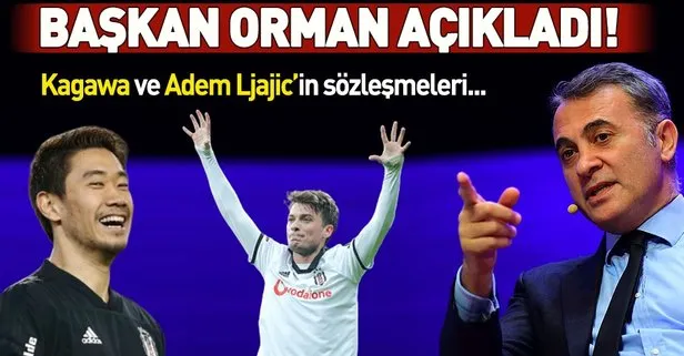 Beşiktaş Başkanı Fikret Orman iki yıldıza yeşil ışık yaktı! Kagawa & Adem’le yola devam