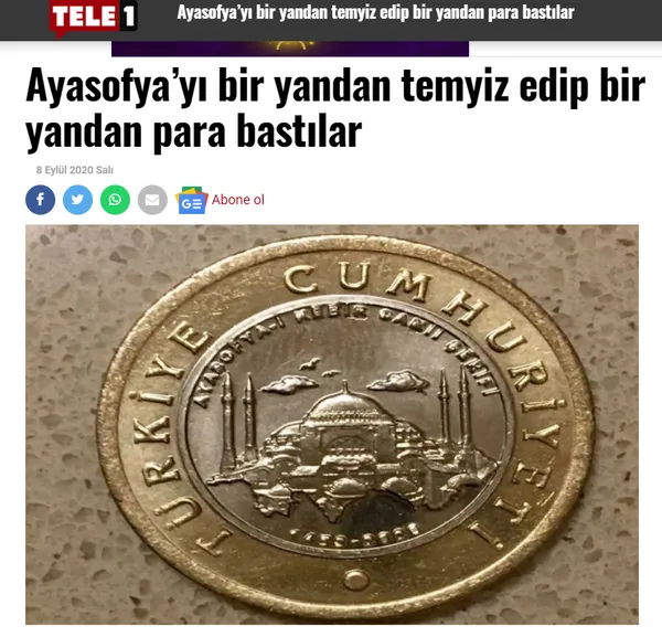 ODA TV, TELE1, Halk TV ve Birgün gazetesinin Ayasofya yalanı ortaya çıktı! CHP yandaşı çamur medyasının yalanını Cumhurbaşkanlığı ifşa etti-4