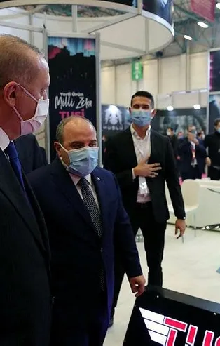 Başkan Erdoğan, uçan araba TUSİ’yi inceledi