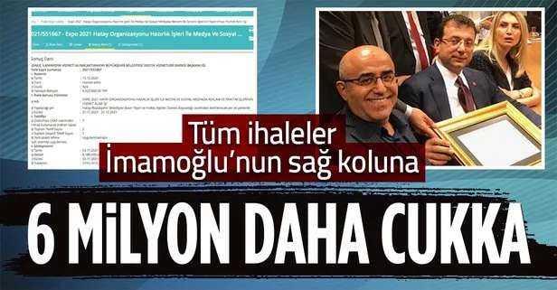 CHP’li Hatay Büyükşehir Belediyesi’nden Ekrem İmamoğlu’nun sağ kolu Necati Özkan’a 6 milyonluk ihale kıyağı!