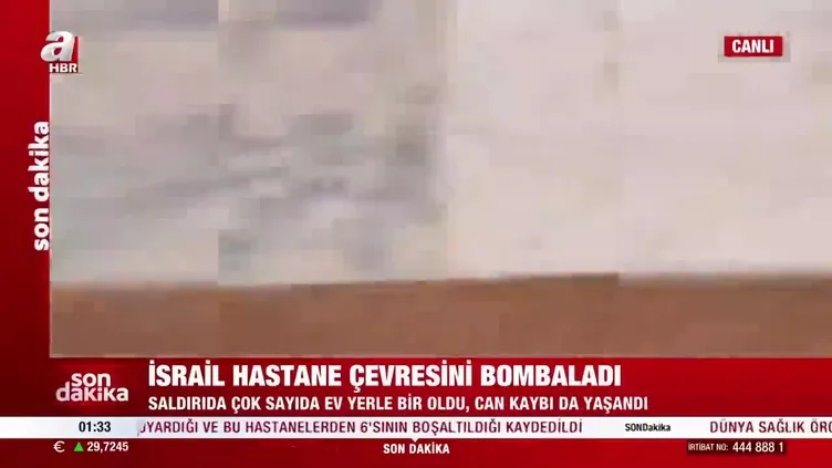 İsrail Kudüs Hastanesi çevresini vurdu