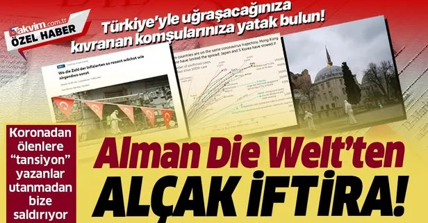 Alman Die Welt’ten Türkiye’ye toplu mezar iftirası! Koronayla mücadele başarısını gölgeleme peşine düştüler