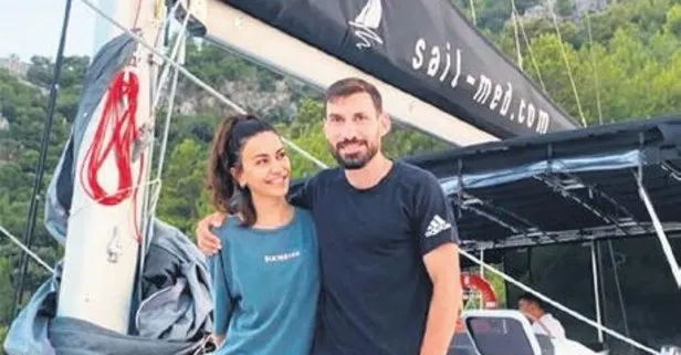 Şilan Makal ile futbolcu eşi Şener Özbayraklı balayına gecikmeli çıktı