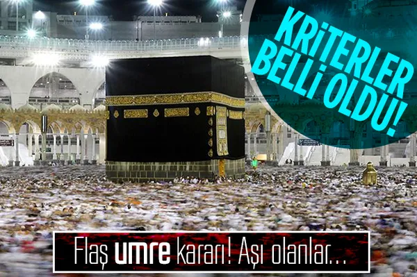 Son dakika: Suudi Arabistan'dan flaş umre kararı!-1