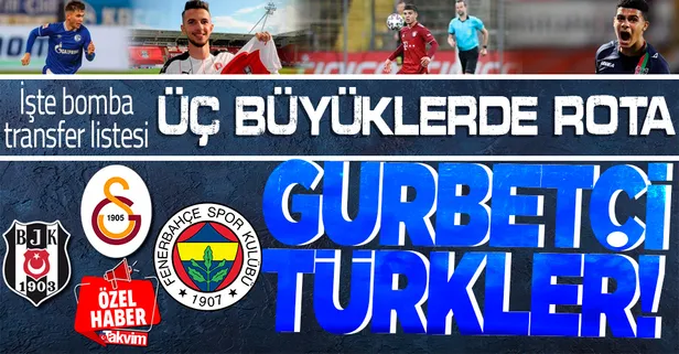 Üç büyükler düğmeye bastı! Rota gurbetçiler: Fenerbahçe, Galatasaray ve Beşiktaş'ın gözü Avrupalı Türklerde!