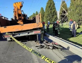 Korkunç kaza! Çekiciyle bariyer arasına sıkıştı