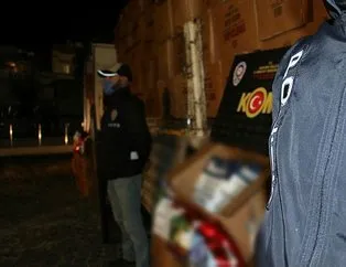 Ankara polisi iki tırda 6 ton ele geçirildi
