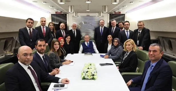 Başkan Recep Tayyip Erdoğan'dan Almanya dönüşü uçakta önemli açıklamalar
