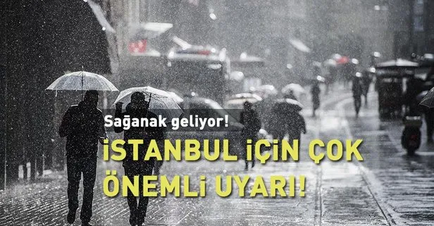 Meteoroloji’den son dakika sağanak ve kar uyarısı! İstanbul’da o saatlere dikkat! Hava Durumu