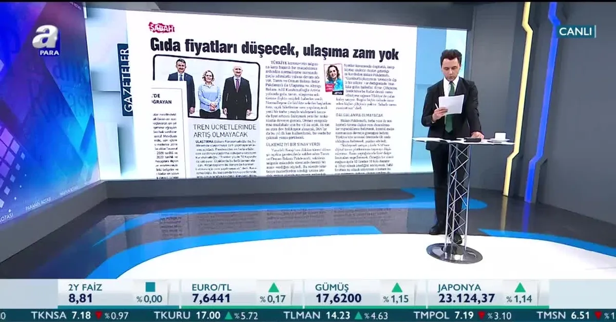 Gıda fiyatları düşecek ulaşımda artış yok