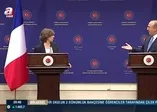 Dışişleri Bakanı Mevlüt Çavuşoğlu ve Fransız mevkidaşı Colonna'dan ortak açıklama