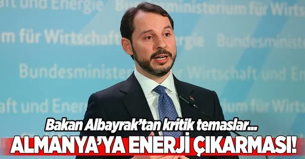 Bakan Albayrak: Almanya, Türkiye için vazgeçilemez çok önemli bir ortak ve partnerdir.