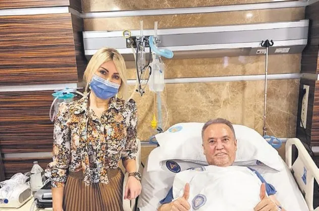 Yendim seni corona! Muhittin Böcek'ten 105 gün sonra ilk fotoğraf