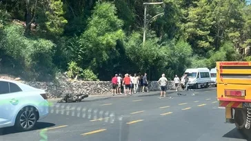 Marmaris motosiklet kazası! İlk görüntüler