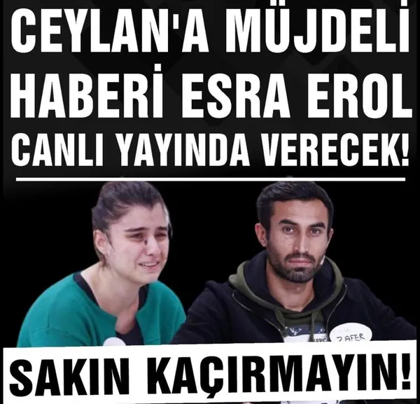 Esra Erol SON BÖLÜM TEKRAR İZLE ATV linki 15 Ocak 2021 Cuma | ATV linki YOUTUBE Esra Erol'dan Ceylan'a müjde!-23