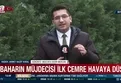 Baharın müjdecisi ilk cemre havaya düştü