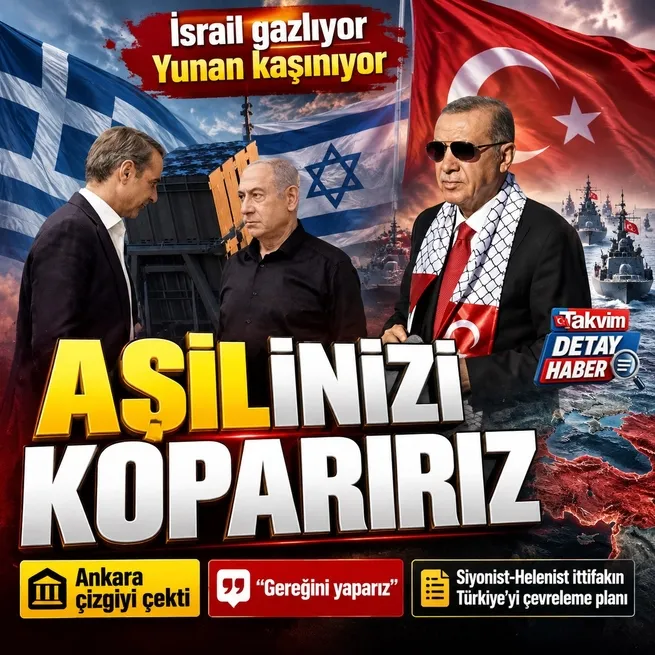 İsrail gazlıyor Yunan kaşınıyor! Siyonist-Helenist ittifakın Türkiyeyi çevreleme girişimi: Ankaranın planı net