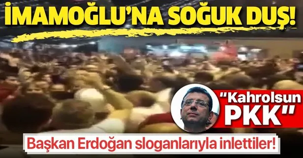 Esenler’de CHP’li Ekrem İmamoğlu’na PKK tepkisi
