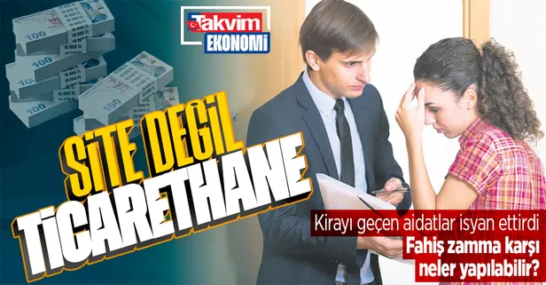 Site değil ticarethane! Aidat kirayı geçti vatandaş isyanda! Fahiş aidat zammına karşı yapılması gerekenler...