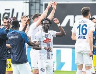 Rizespor 4 golle kazandı