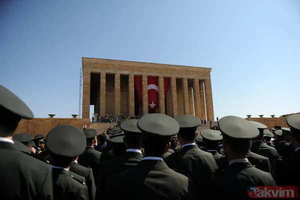 Büyük Zaferin 97'nci yıl dönümü! Anıtkabir'den özel kareler - 45