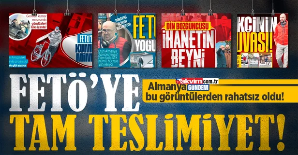 FETÖ'cülere teslim olan Almanya bu görüntülerden rahatsız oldu! Hainler inlerinde böyle görüntülenmişti