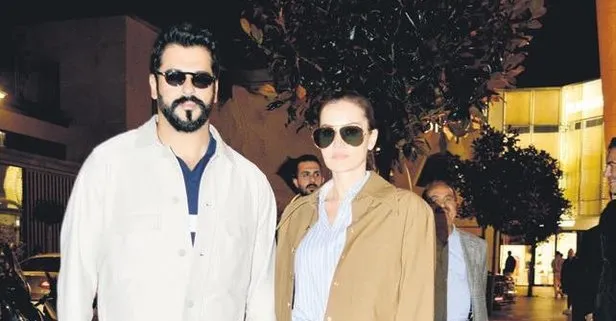 Burak Özçivit ve Fahriye Evcen çifti İstinye’de objektiflere yansıdı