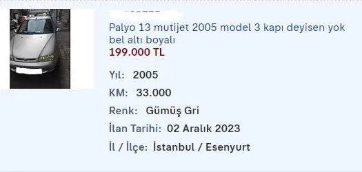 arabasiz-kimse-kalmayacak-200-bin-tl-altindaki-2-el-otomobiller-bu-ilanlari-goren-havada-kapiyor-1702911277609.jpg 2 el otomobilde fiyatlar düşüşe geçti! 2003 model Mercedes CL2023 195 bin TL! İşte son fırsat ilanları...-8