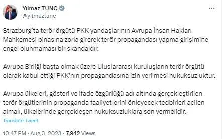 strazburgda-skandal-disisleri-bakanligindan-avrupaya-pkk-tepkisi-teror-propagandasi-kabul-edilemez-1691094208288.jpeg Strazburg’da skandal! Dışişleri Bakanlığı'ndan Avrupa'ya 'PKK' tepkisi: Terör propagandası kabul edilemez-4