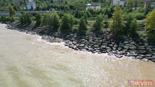 Sel sonrası Karadeniz'in rengi değişti! Trabzon'da sulara kapılan işitme engelli yaşlı adamdan acı haber - 6