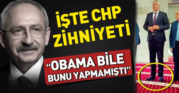 CHP’nin Adana adayı Zeydan Karalar'dan tepki çeken davranış! Camiye terlikle girdi!