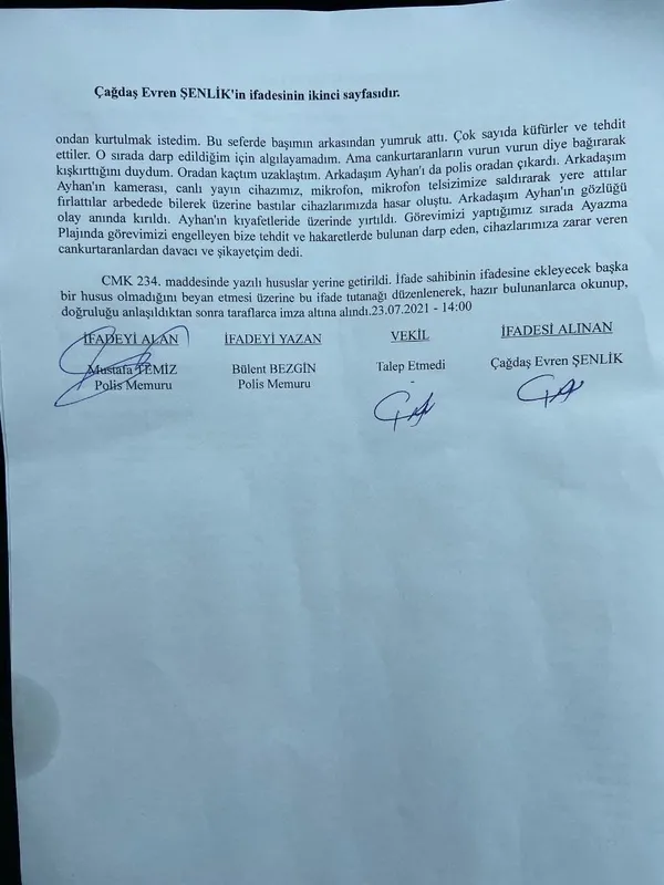 İşte darp raporu! Cankurtaranlar A Haber ekibine saldırdı kameramanın burnu kırıldı-6