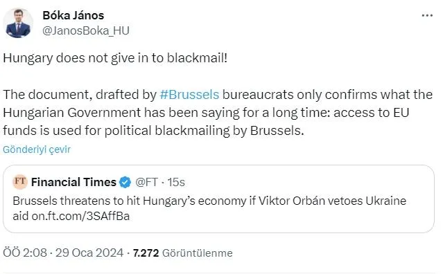Avrupa Birliği’nden Viktor Orban’a şantaj! Ukrayna’ya destek paketini engellemişti: Macar ekonomisini sabote etme planı ortaya çıktı-3
