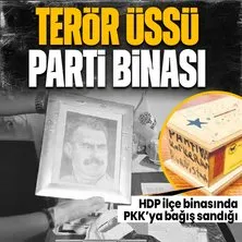 HDP parti binasında PKK’ya bağış sandığı! Örgüt karargahına çevirmişler