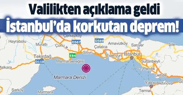 İstanbul’da deprem mi oldu? İstanbul deprem şiddeti kaç?
